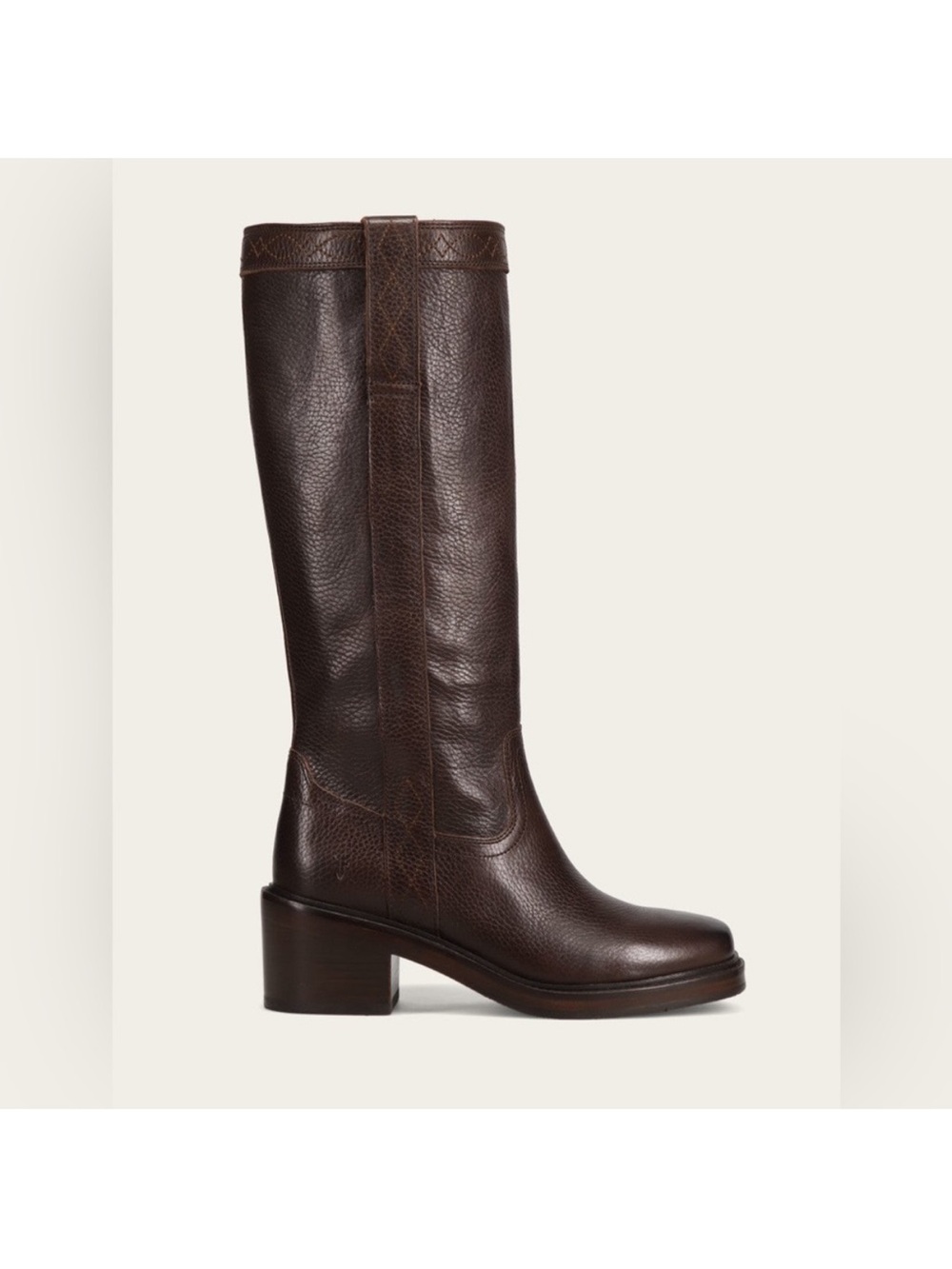 Frye Kate Pull On Dark Brown Boots
